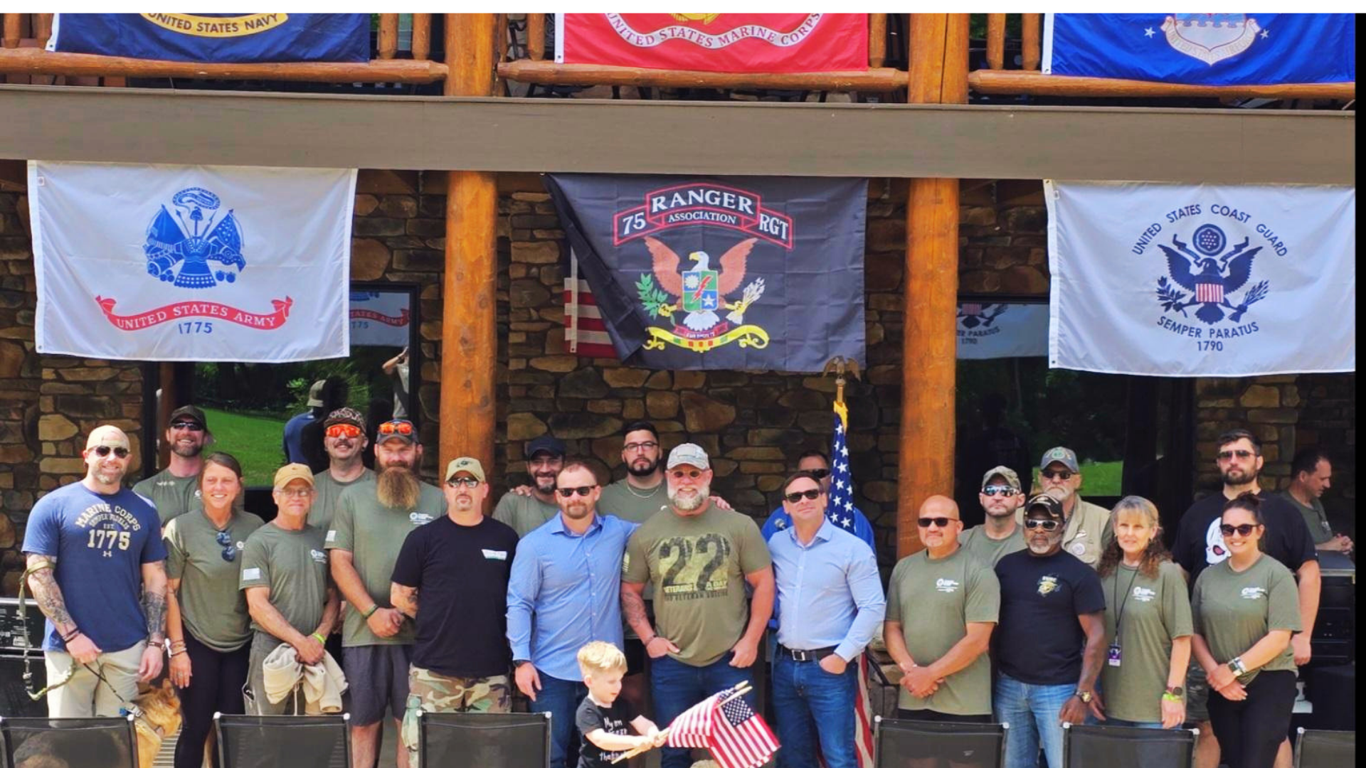 Veterans gathered at the Memorial Day March at the recovery community organization.